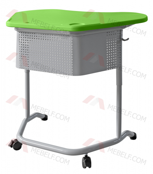 Школьный стол трапеция ШСТ17 столешница пластик, зеленый