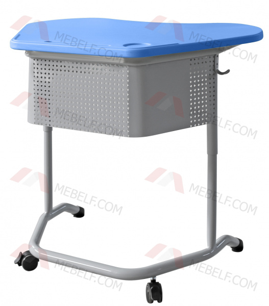 Школьный стол трапеция ШСТ17 столешница пластик, синий